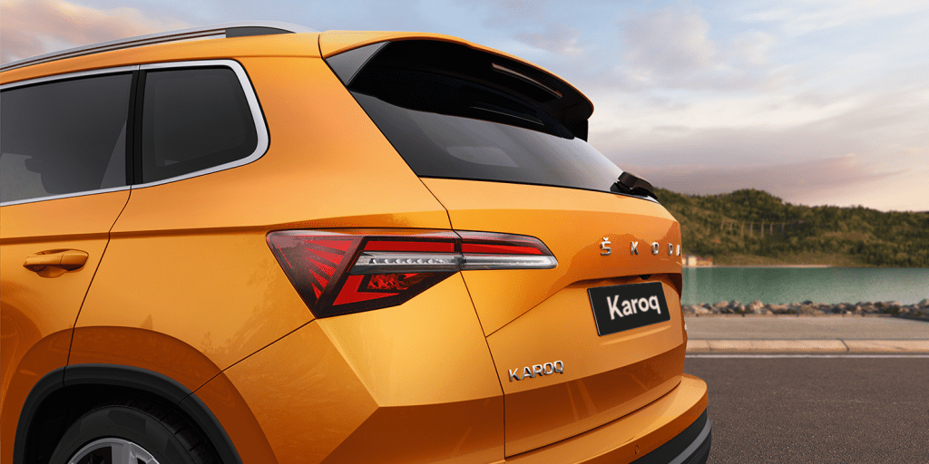 Karoq ngoại thất đuôi xe